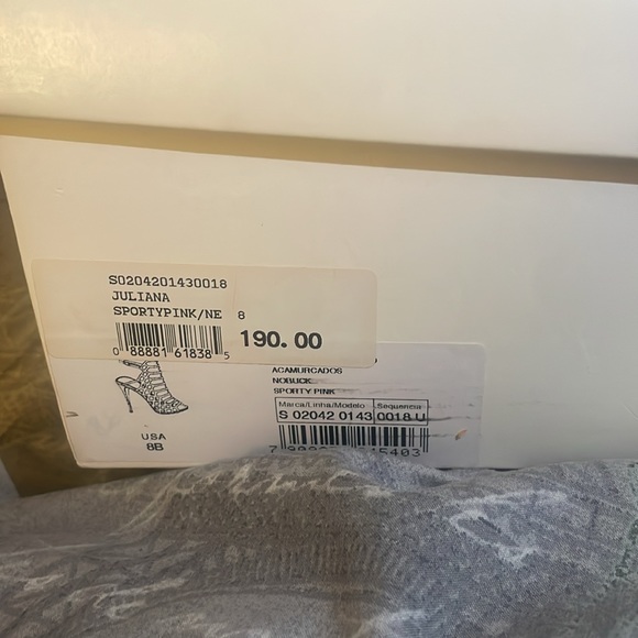 Schutz, Pink Cage Sandals. - Picture 4 of 4